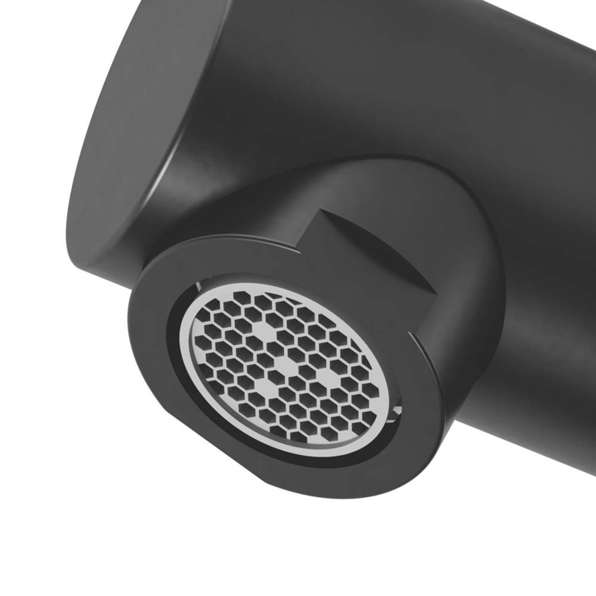 Swirl Bathroom Basin Tap Mono Mixer Black Single Lever Waste Modern Faucet - Image 6