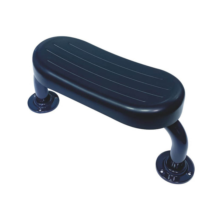 Back Rest Rail Mobility Disabled Bathroom Facility Support Blue Water Resistant - Image 1