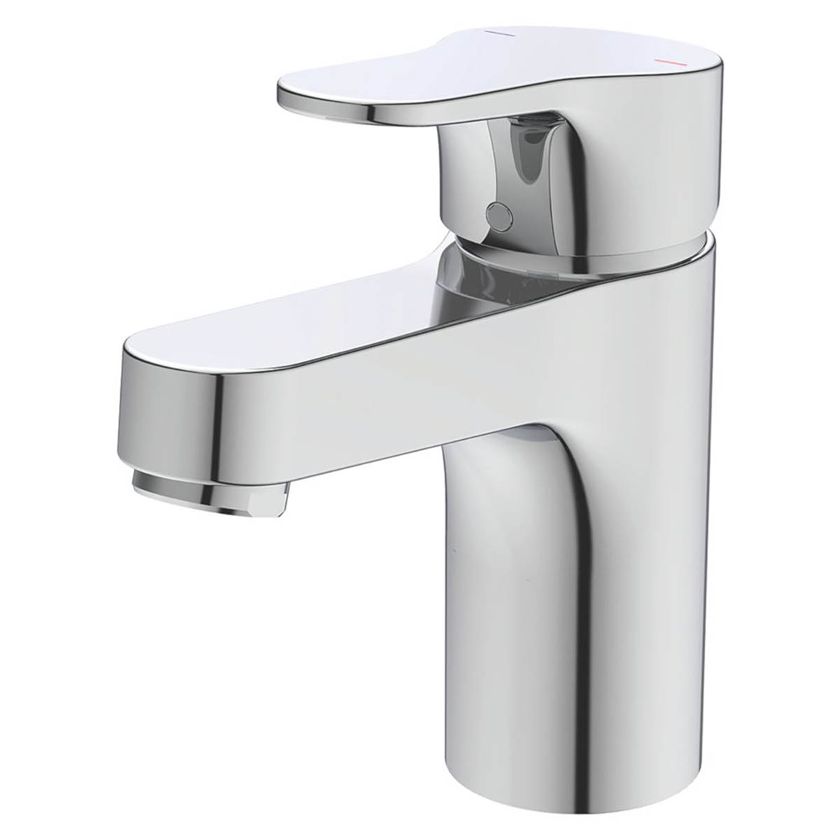 Bathroom Basin Tap Mono Mixer Chrome 170mm Single Lever Contemporary Faucet - Image 1