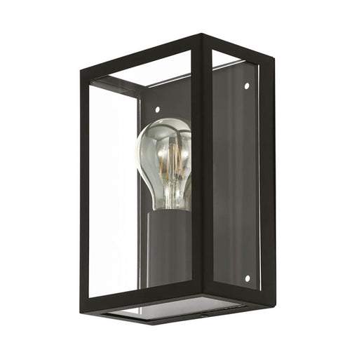 Outdoor Wall Light Black Metal Frame Box Modern Industrial Patio Porch Garden - Image 1