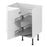 Kitchen Carousel Cabinet Storage System Shelves Corner Grey Half Moon 800mm - Image 3