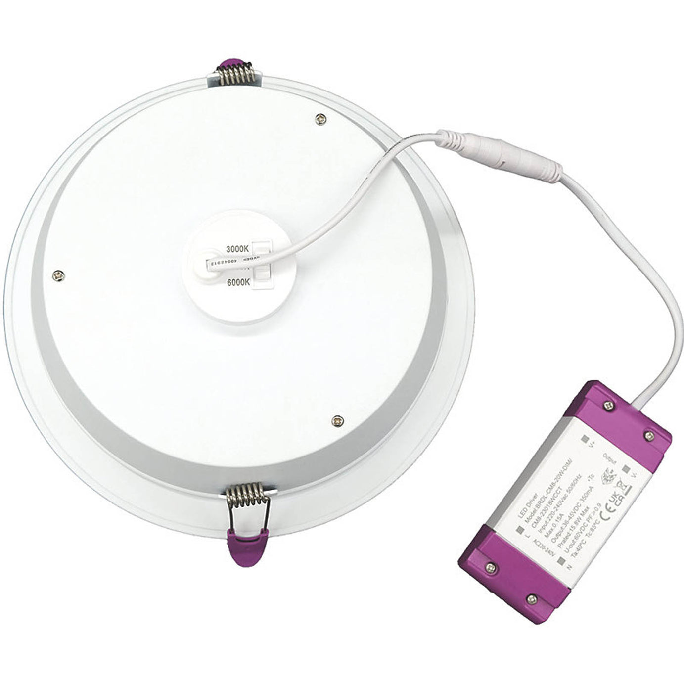 Brackenheath  Fixed  LED Downlight White 15W 1500lm - Image 3