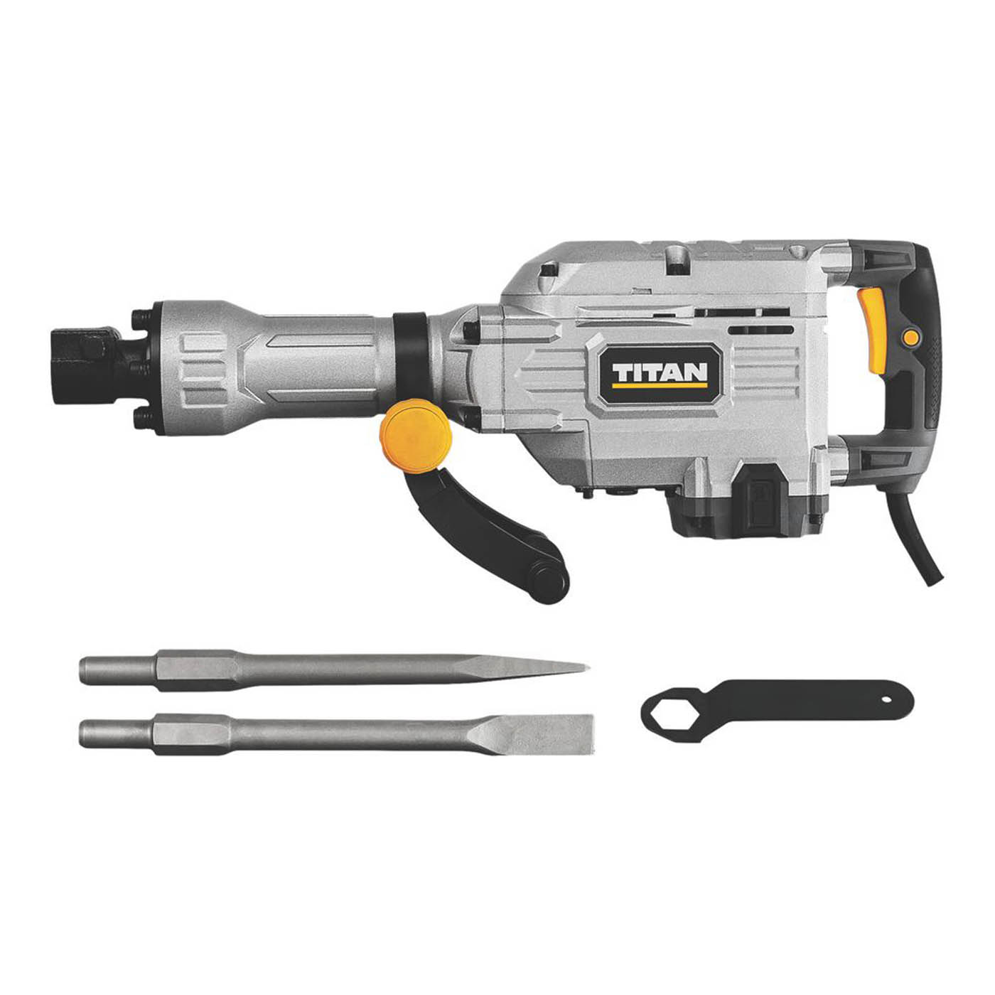 Titan Concrete Breaker Electric TTB1321DRH Hex Shank Demolition Hammer 1700W - Image 2