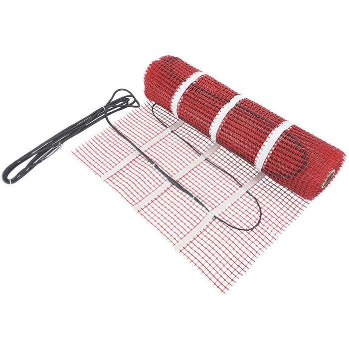 Underfloor Heating Mat Electric Single-Sided Self-Adhesive Base 150 W/m² 10 m² - Image 1