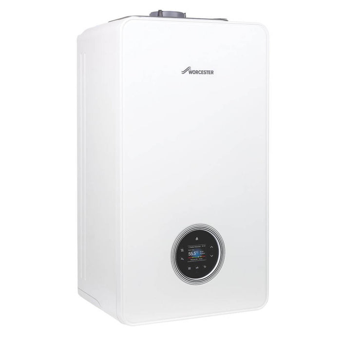 Worcester Bosch Combi Boiler Gas Greenstar4000 White Indoor LCD Display 24kW - Image 3