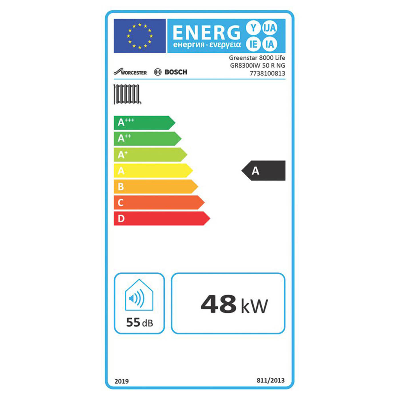 Worcester Greenstar 8000 Life 50kw Boiler Heat Only Compatible with Solar Panels - Image 2