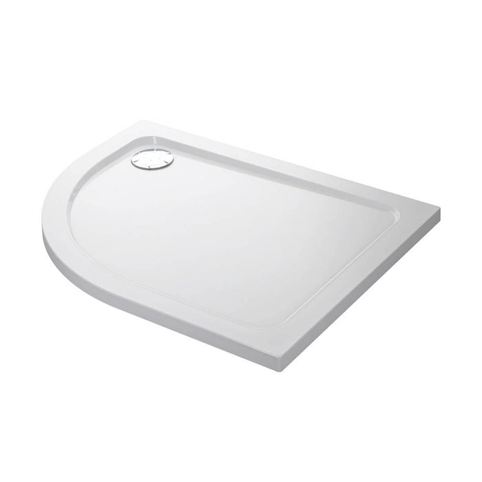 Mira Quadrant Shower Tray Resin White RH Offset Low Profile 1000 x 800 x 40mm - Image 2