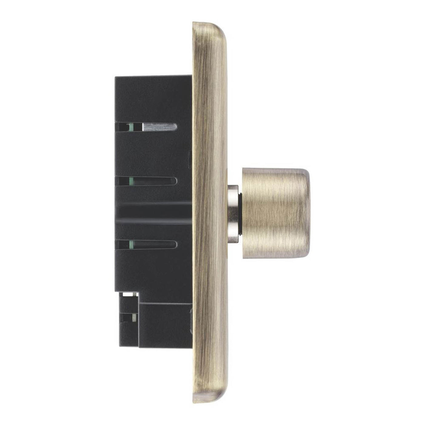 LAP Dimmer Switch 2 Gang 2 Way LED Brushed Antique Brass Soft Start Adjustable - Image 4