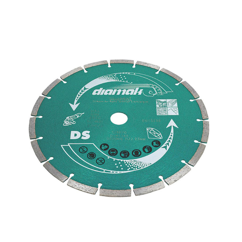 Makita Diamond Blade Segmented D-61145 Angle Grinders Masonry Stone 22.23x230mm - Image 1