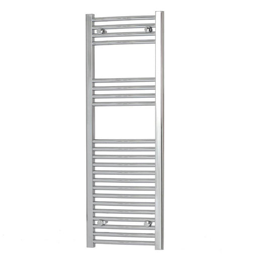 Towel Radiator Rail Curved Chrome Bathroom Ladder Warmer 310W (H)1200x(W)400mm - Image 1