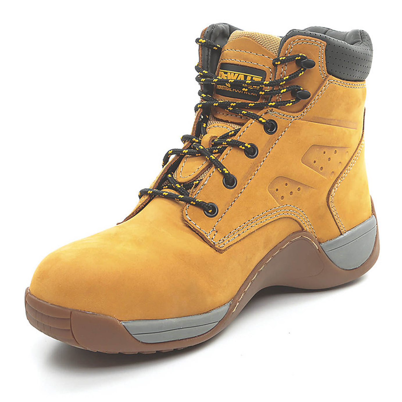 DeWalt Safety Boots Mens Wide Fit Honey Leather Steel Toe Cap Work Shoes Size 11 - Image 3