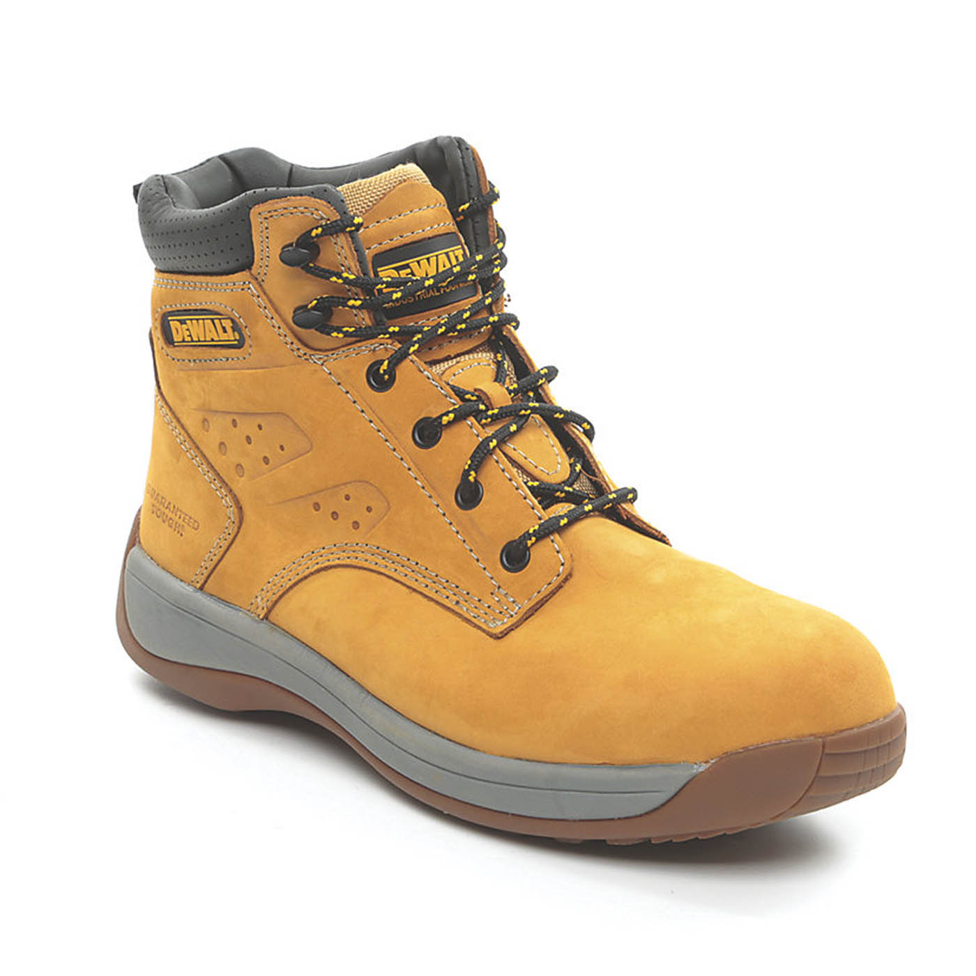 DeWalt Safety Boots Mens Wide Fit Honey Leather Steel Toe Cap Work Shoes Size 11 - Image 5