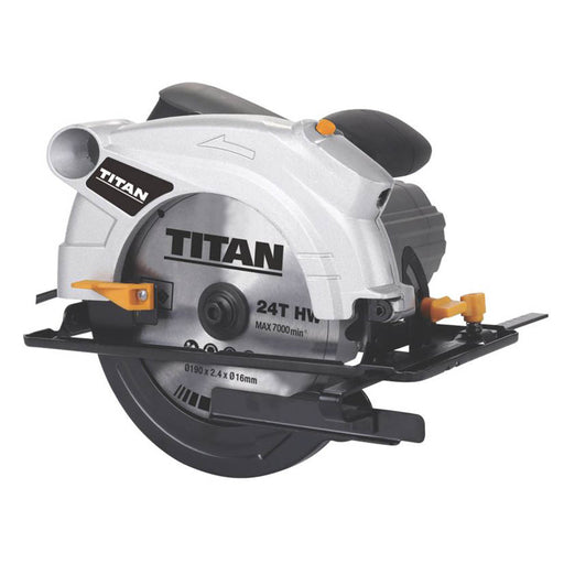 Titan Circular Saw Electric TTB911CSW Heavy Duty Trigger Switch Compact 1500W - Image 1