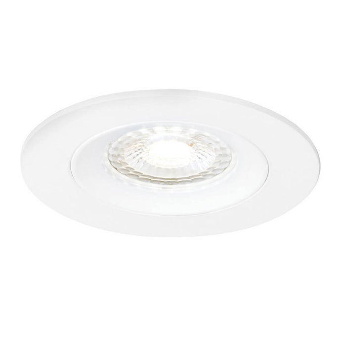 4lite Downlights LED Cool White Matt White Round Triac Dimmable Compact 10 Pack - Image 2