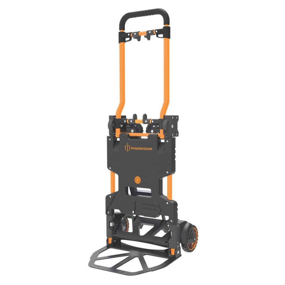 Magnusson Hand Trolley 2 in 1 Sack Truck Medium Duty Folding 137Kg Load Cart - Image 2