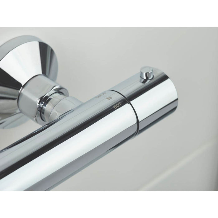 Bristan Zing Rear-Fed Exposed Chrome Thermostatic Mixer Shower - Image 5