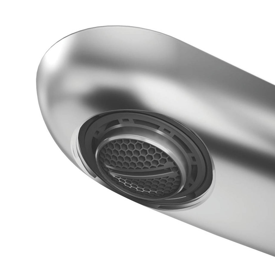 Swirl Bathroom Basin Tap Mono Mixer Chrome Single Lever Tall Modern Faucet - Image 3