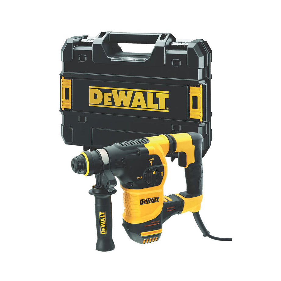 Dewalt Brushed Corded Electric Hammer Drill SDS Plus 950W D25333K-LX 3.7kg 110V - Image 1
