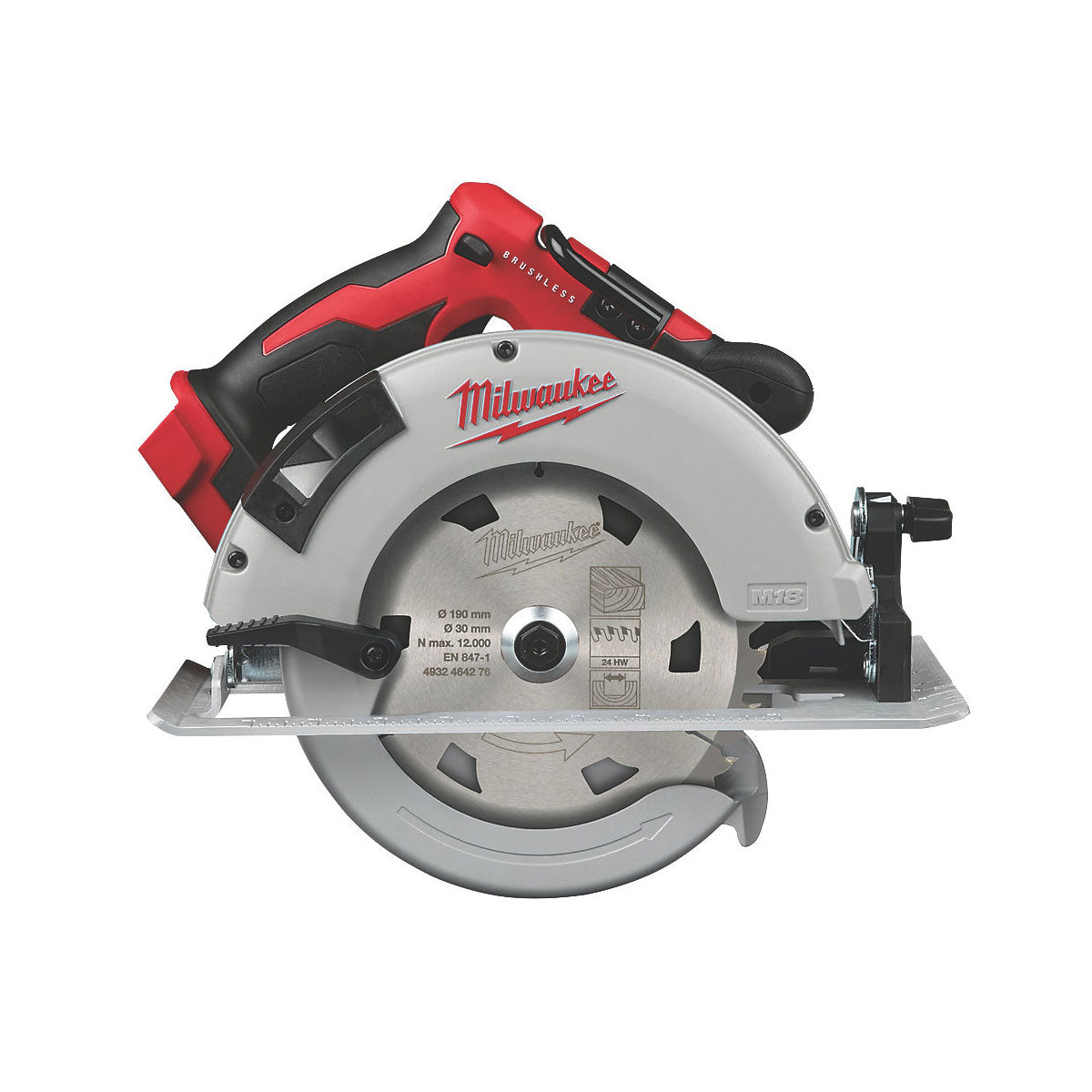 Milwaukee M18 BLCS66-0 190MM 18V Li-Ion Redlithium Cordless Circular Saw -Bare Body - Image 3