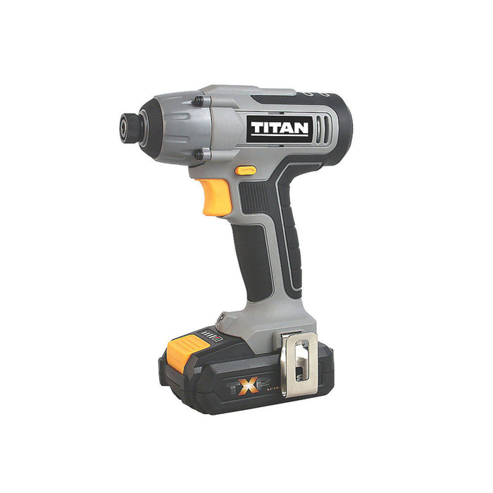 Titan Combi Drill Impact Driver Twin Pack Cordless 18V 2x2.0Ah Li-Ion Compact - Image 3