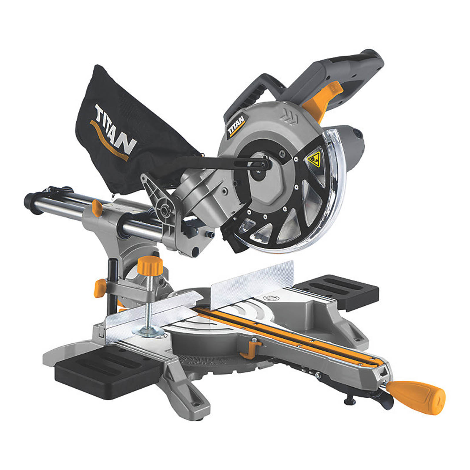 Titan Sliding Mitre Saw Single-Bevel TTB1363MSW 210mm Electric 220-240V - Image 1