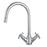 Franke Kitchen Tap Mono Mixer Rotaflow Chrome Sink Taps Double Lever Cross Head - Image 1