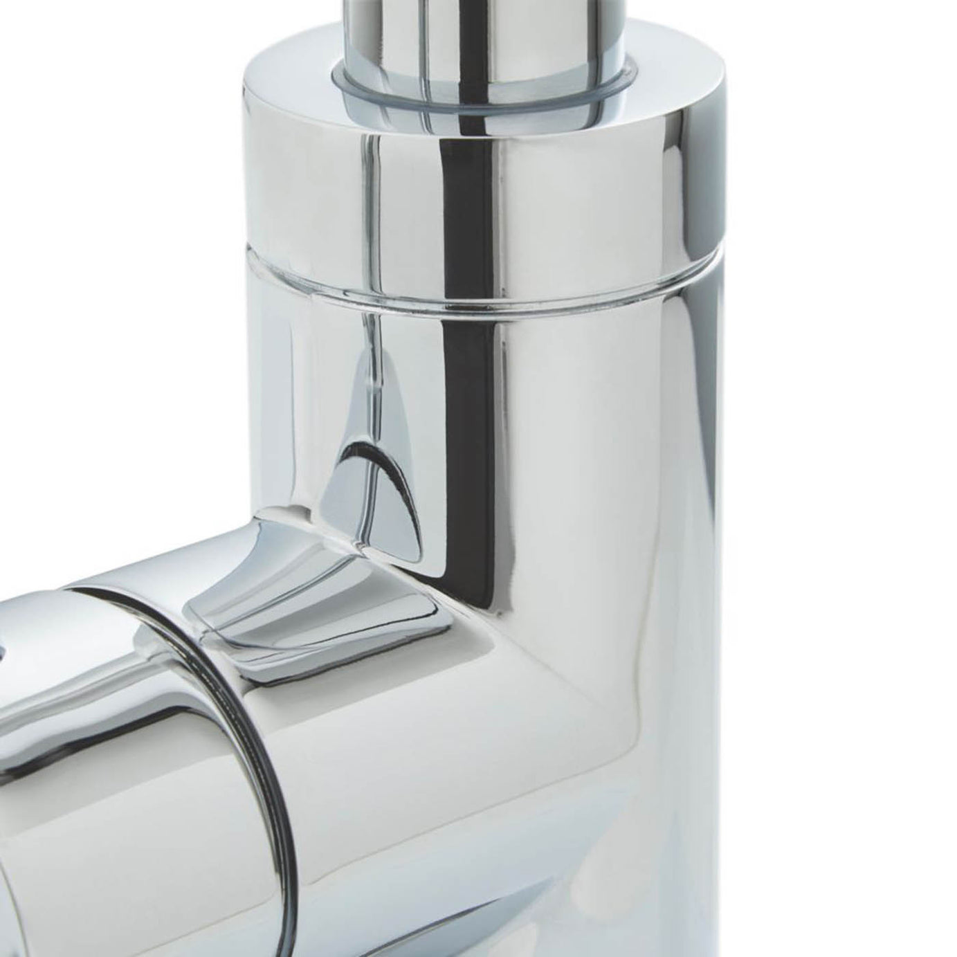 Kitchen Mixer Tap Single Lever Swivel Spout Chrome Deck Mounted Contemporary - Image 5