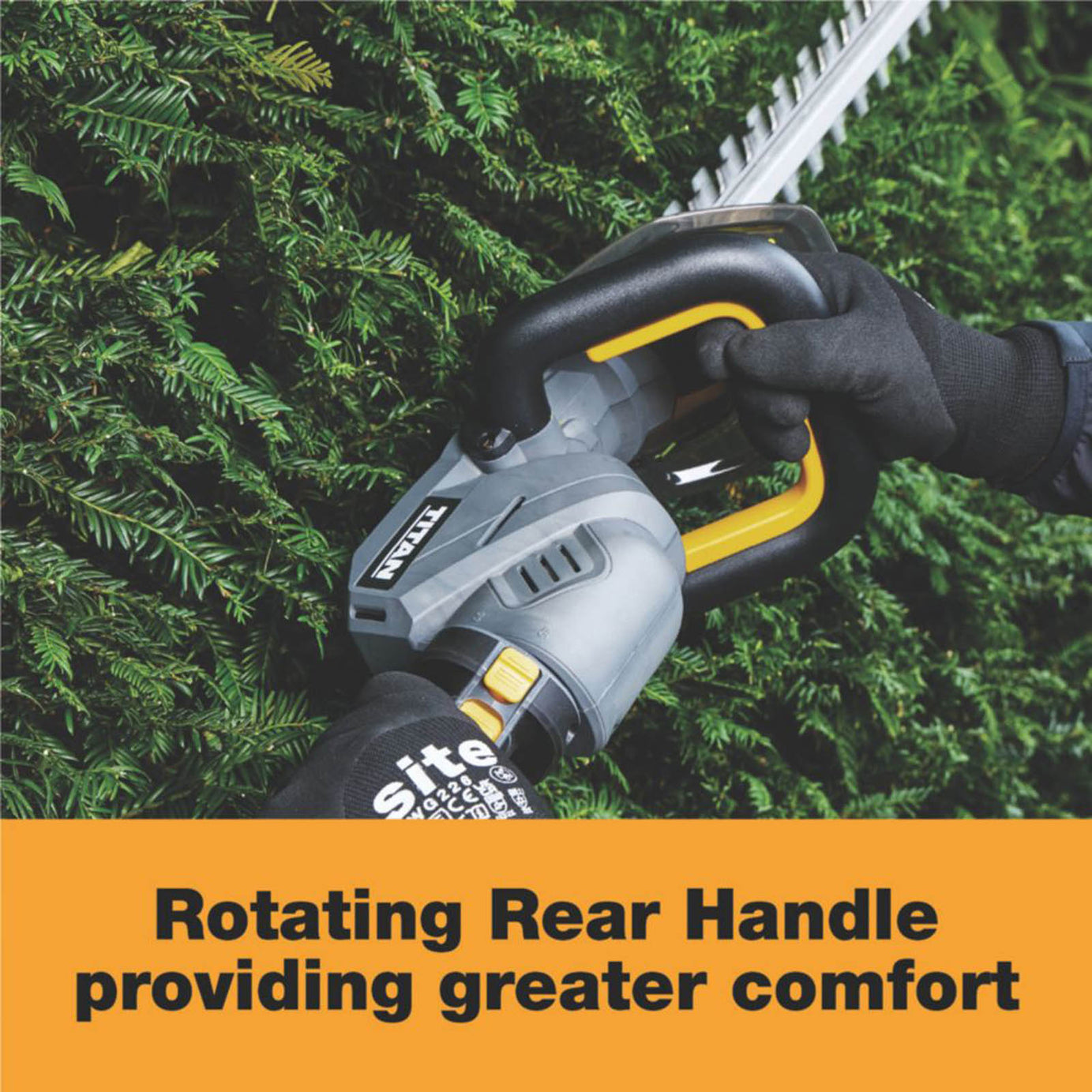 Titan  TTT1210GHT 65cm 36V 1 x 4.0Ah Li-Ion TXP Brushless Cordless Hedge Trimmer - Image 5