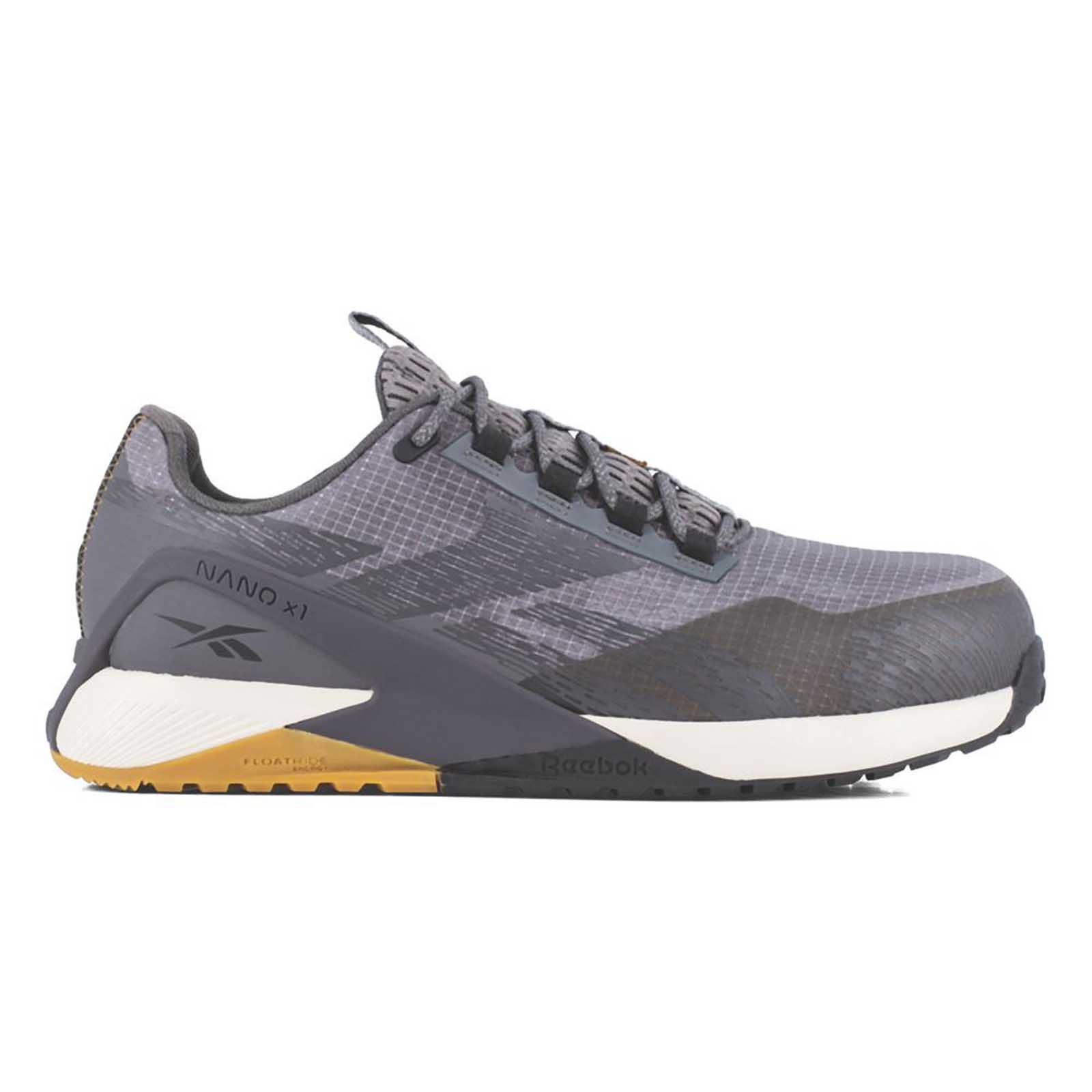 Reebok Safety Trainers Unisex Wide Fit Grey Metal Free Composite Toe Size 8 - Image 2