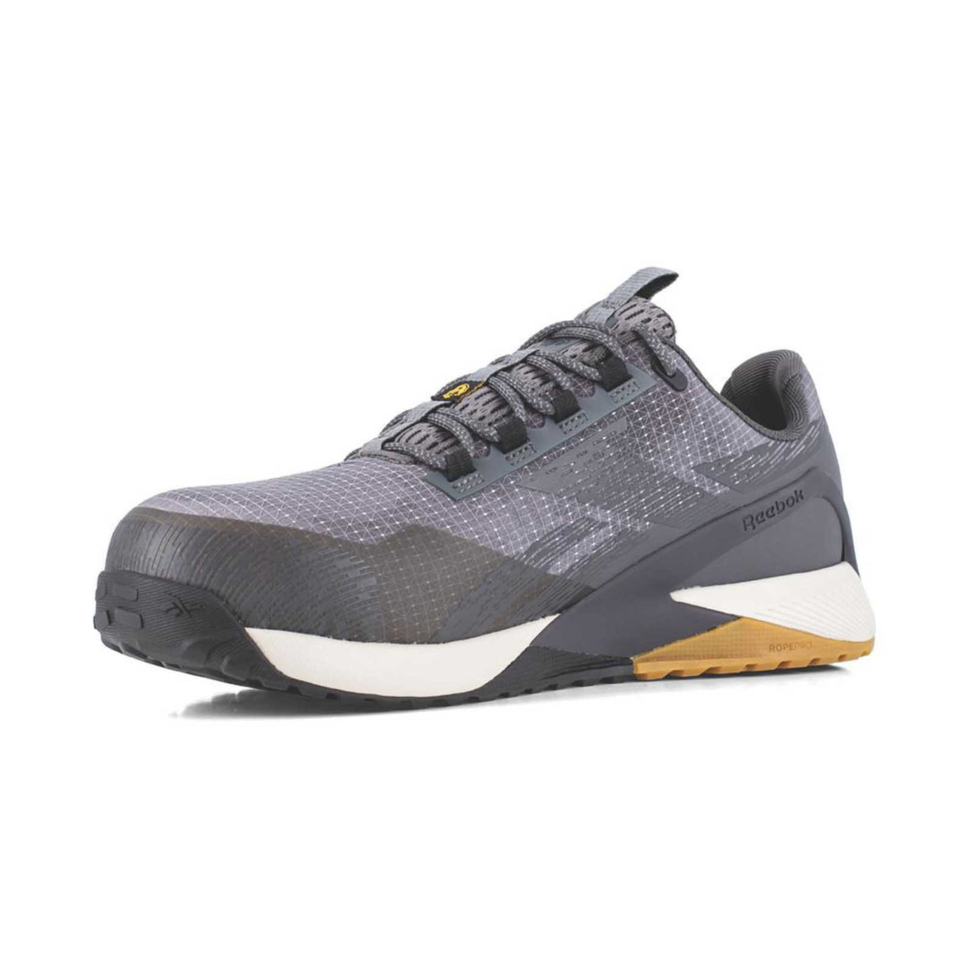 Reebok Safety Trainers Unisex Wide Fit Grey Metal Free Composite Toe Size 8 - Image 5