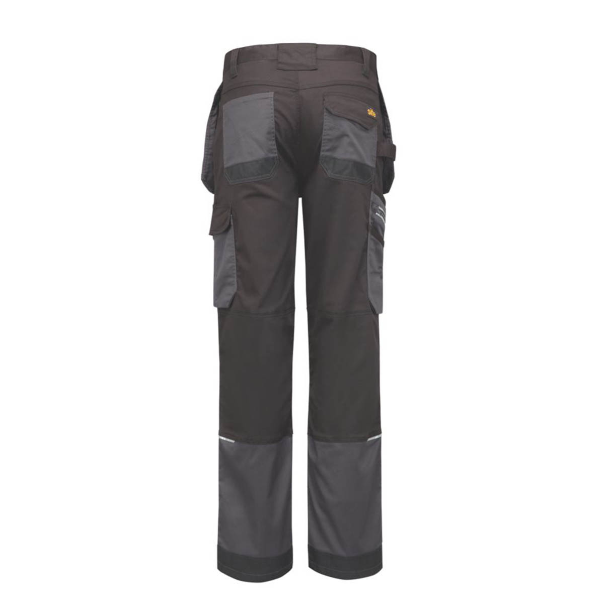 Site Work Trousers Mens Regular Fit Grey Black Stretch Multi Pockets 28"W 30"L - Image 3