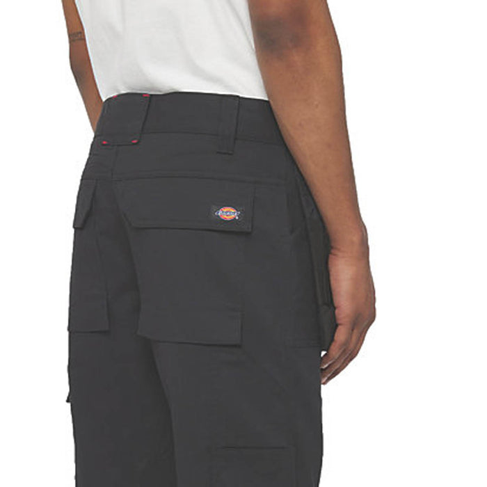 Dickies Work Trousers Mens Classic Fit Black Multi Pockets Cargo 34"W 32"L - Image 4