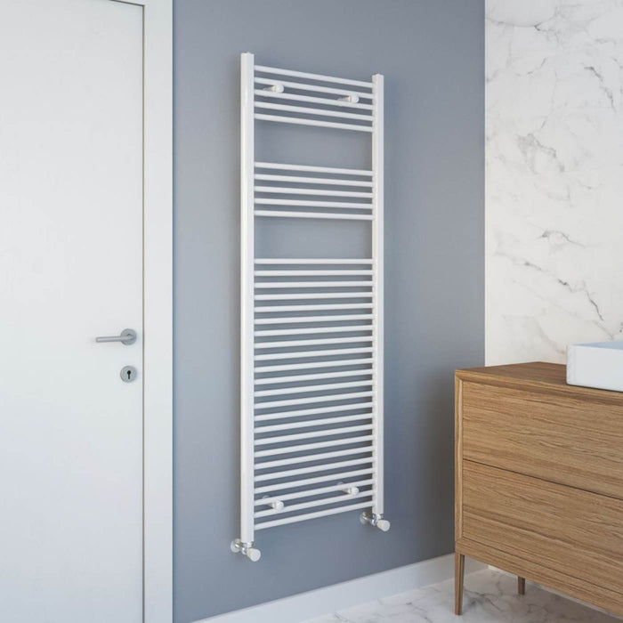 Towel Rail Radiator White Flat Bathroom Warmer Ladder 816W (H)160x(W)60cm - Image 3