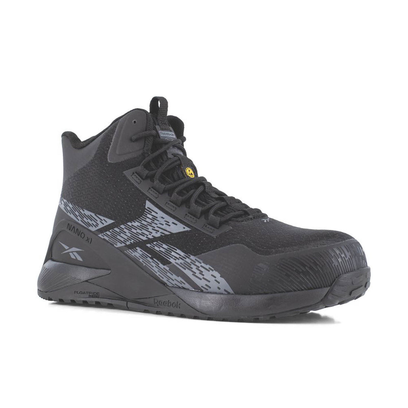 Reebok Safety Trainer Boots Mens Wide Fit Black Work Boots Composite Toe Size 9 - Image 1