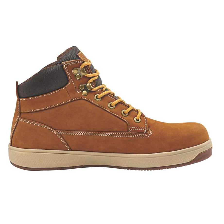 Site Mens Safety Boots Ankle Steel Toe Wide Fit Dark Honey Comfort Size 11 - Image 3