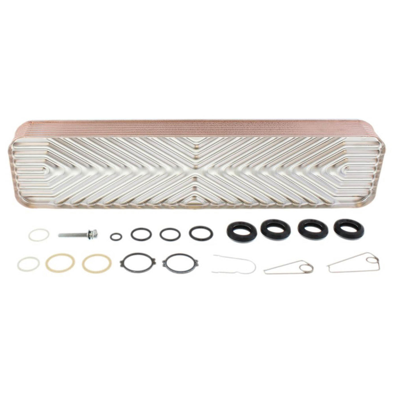 Worcester Bosch 14 Plate Heat Exchanger 87161066850 Domestic Boiler Spare Part - Image 1