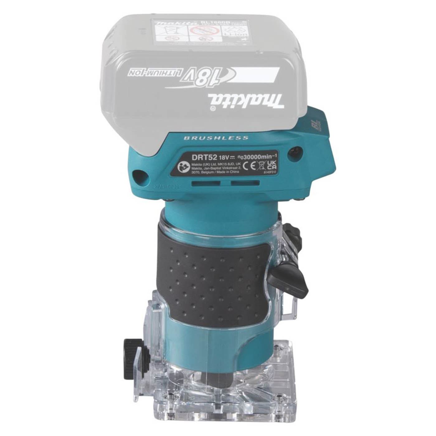 Makita Router / Trimmer DRT52 18V Li-Ion LXT 1/4" Brushless Body Only - Image 6