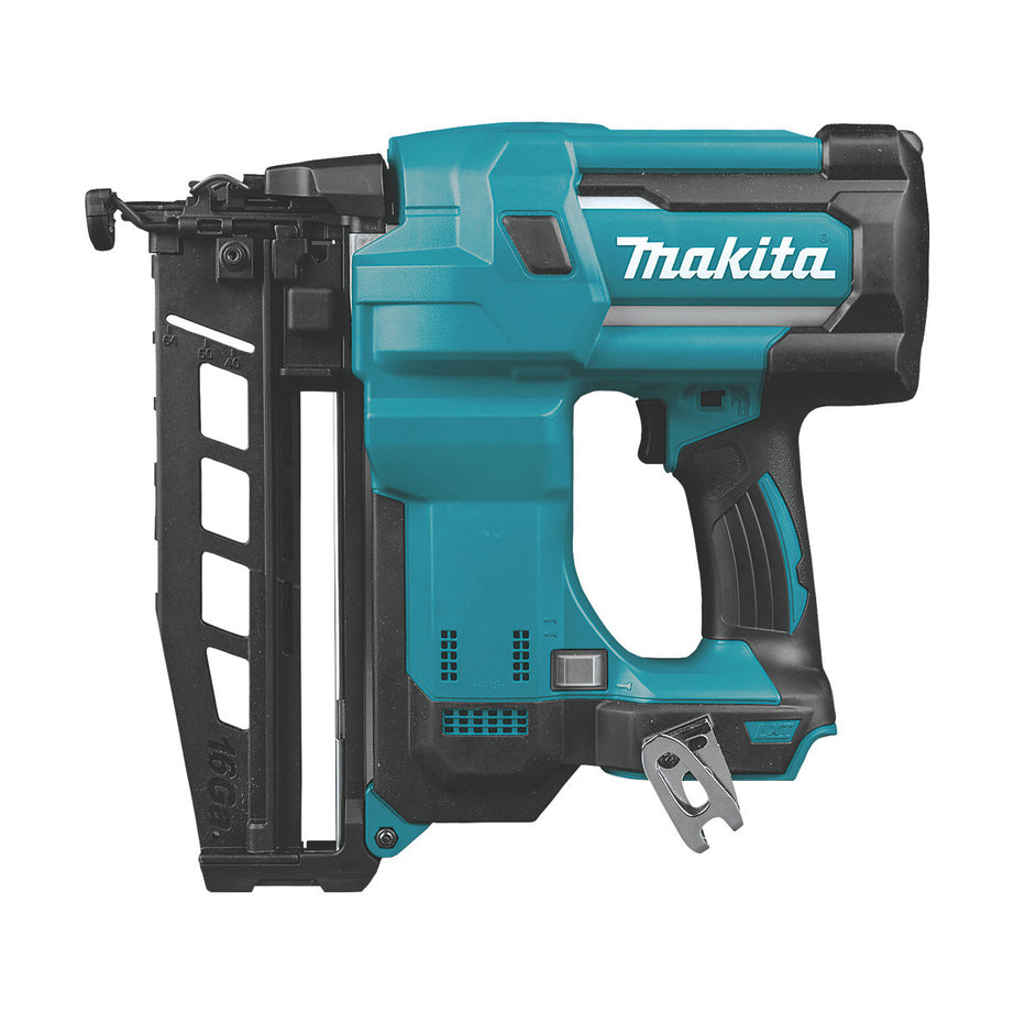 Makita Nail Gun Cordless 18V Li-Ion DBN600ZJ 64mm Second Fix Compact Body Only - Image 1