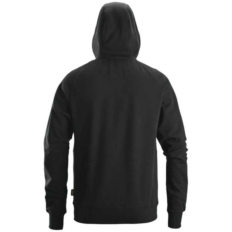 Snickers Work Hoodie Mens Black Full Zip Breathable Pockets 2X Large 52" Chest - Image 2