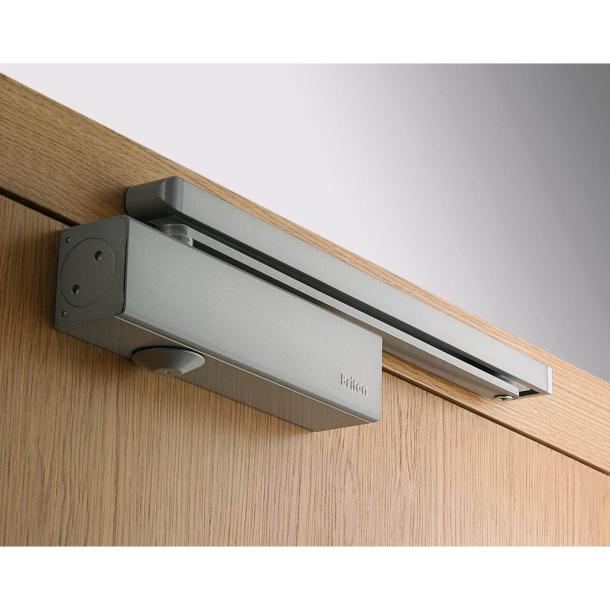 Briton Overhead Door Closer Silver 2320B.T.SES Fire Rated Adjustable Max 80 kg - Image 3