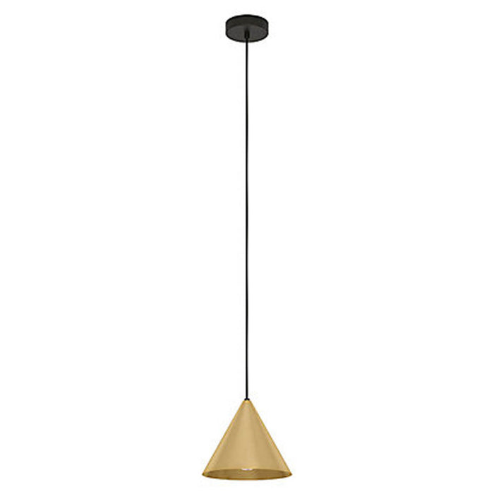 Pendant Light Gold Hanging Modern Nordic Style Brushed Metal Lampshade Minimal - Image 1