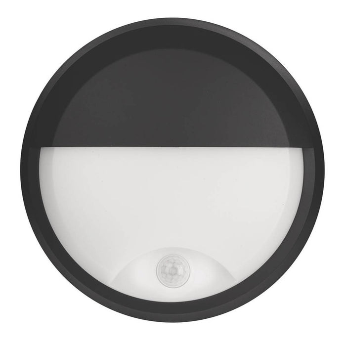 Outdoor Bulkhead Round LED Wall Ceiling with Eyelid Cover PIR Motion Sensor - Image 3