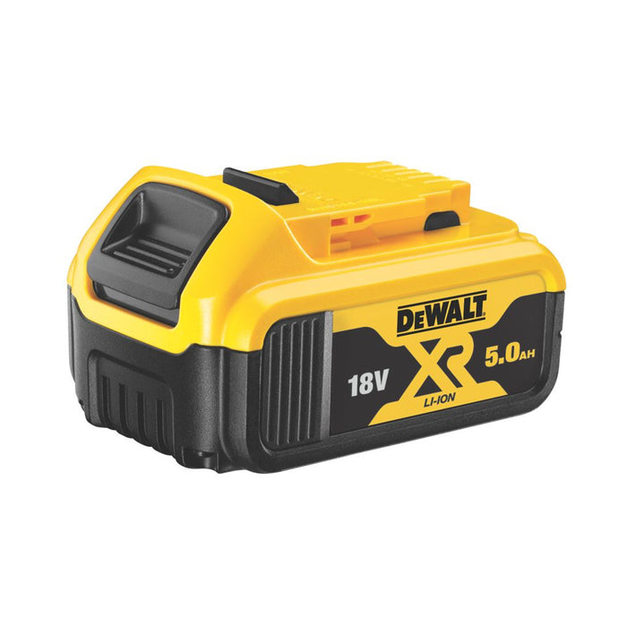 DeWalt Battery 5.0Ah 18V Li-Ion DCB184-XJ XR Powerful Slide Pack LED Indicator - Image 1