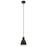 Pendant Ceiling Light Black Steel Round Shade Dining Room Modern Industrial - Image 1