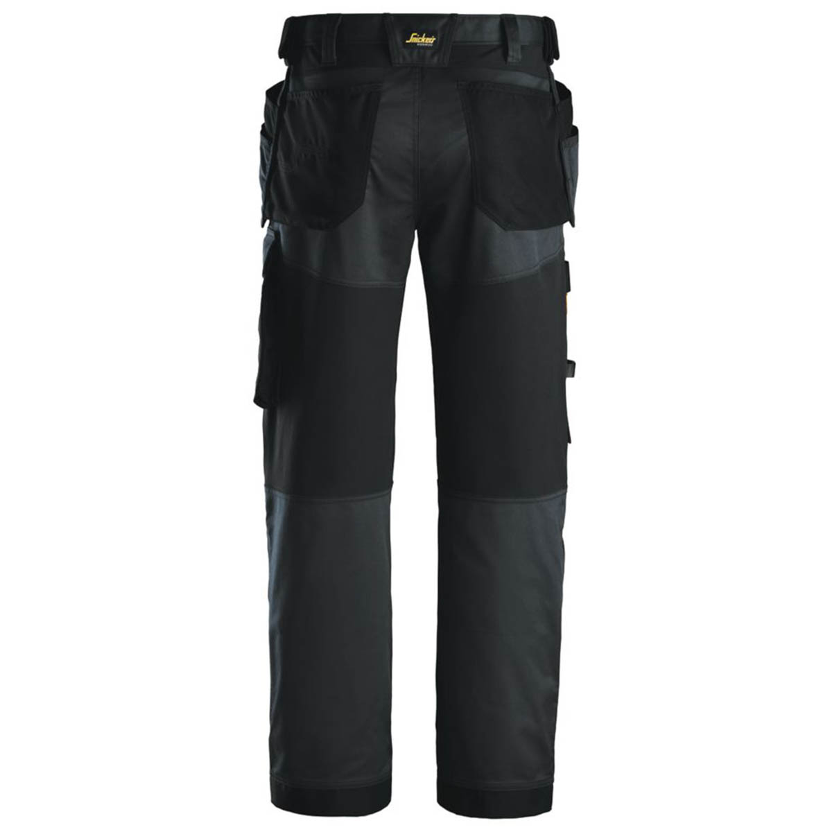 Snickers Work Trousers Mens Relaxed Fit Black Stretch Multi Pockets 38"W 32"L - Image 3