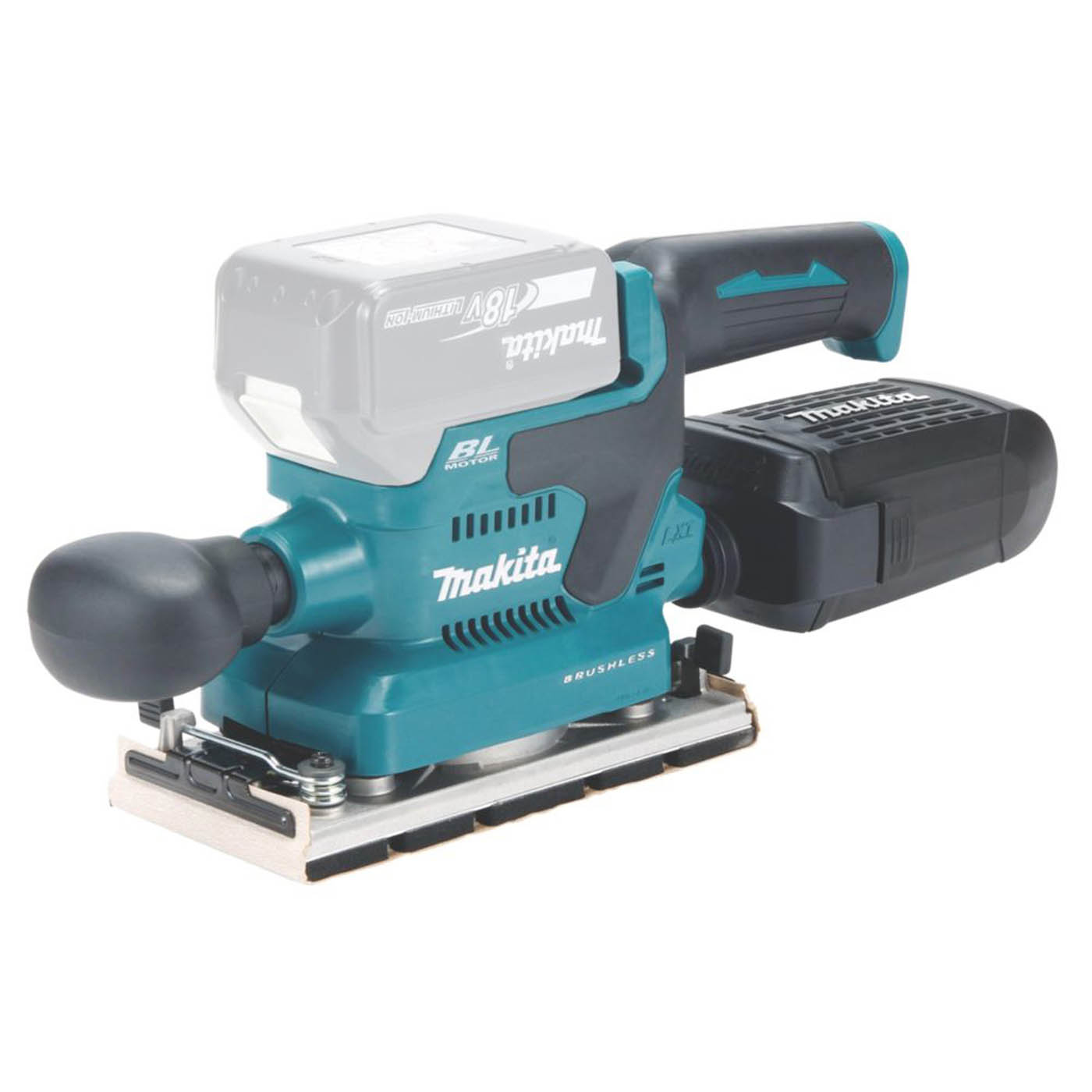 Makita Cordless Sander DBO382 18V Li-Ion LXT Brushless Body Only - Image 6