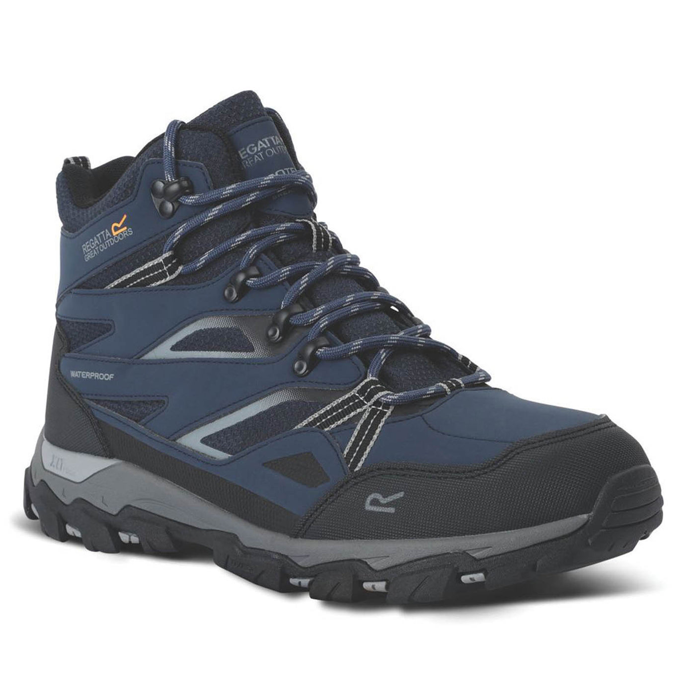 Regatta Non Safety Boots Mens Standard Fit Navy Waterproof Composite Toe Size 7 - Image 1