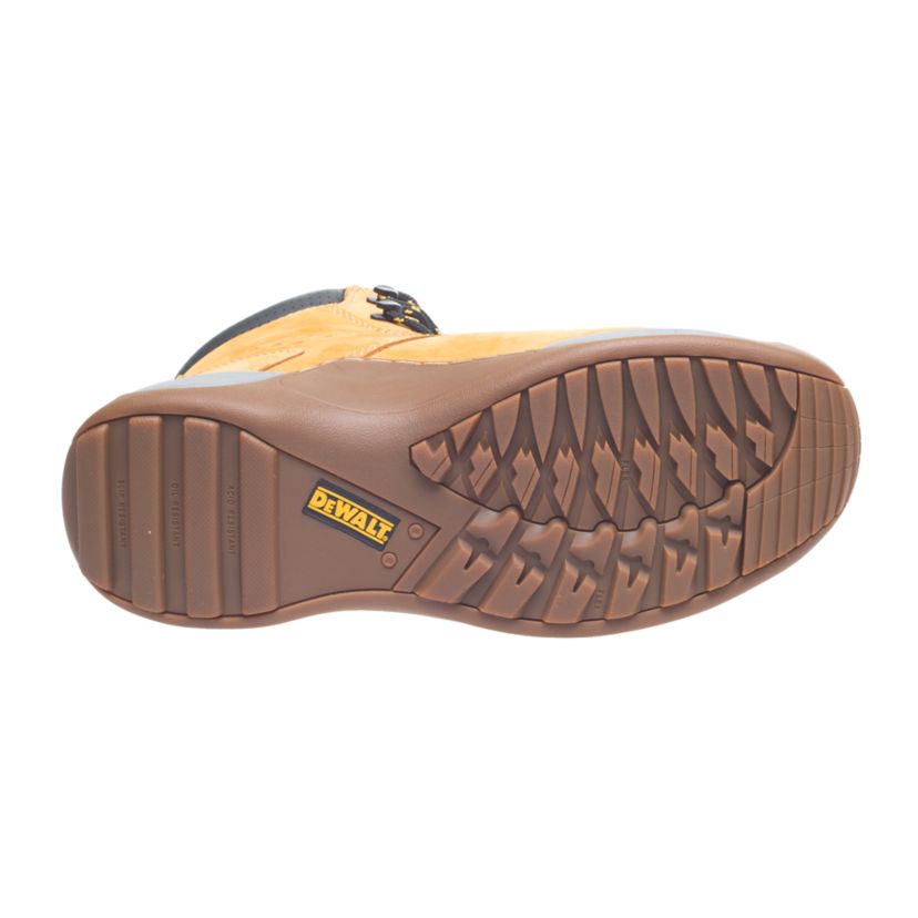 DeWalt Safety Boots Mens Wide Fit Honey Leather Work Shoes Steel Toe Size 9 - Image 3