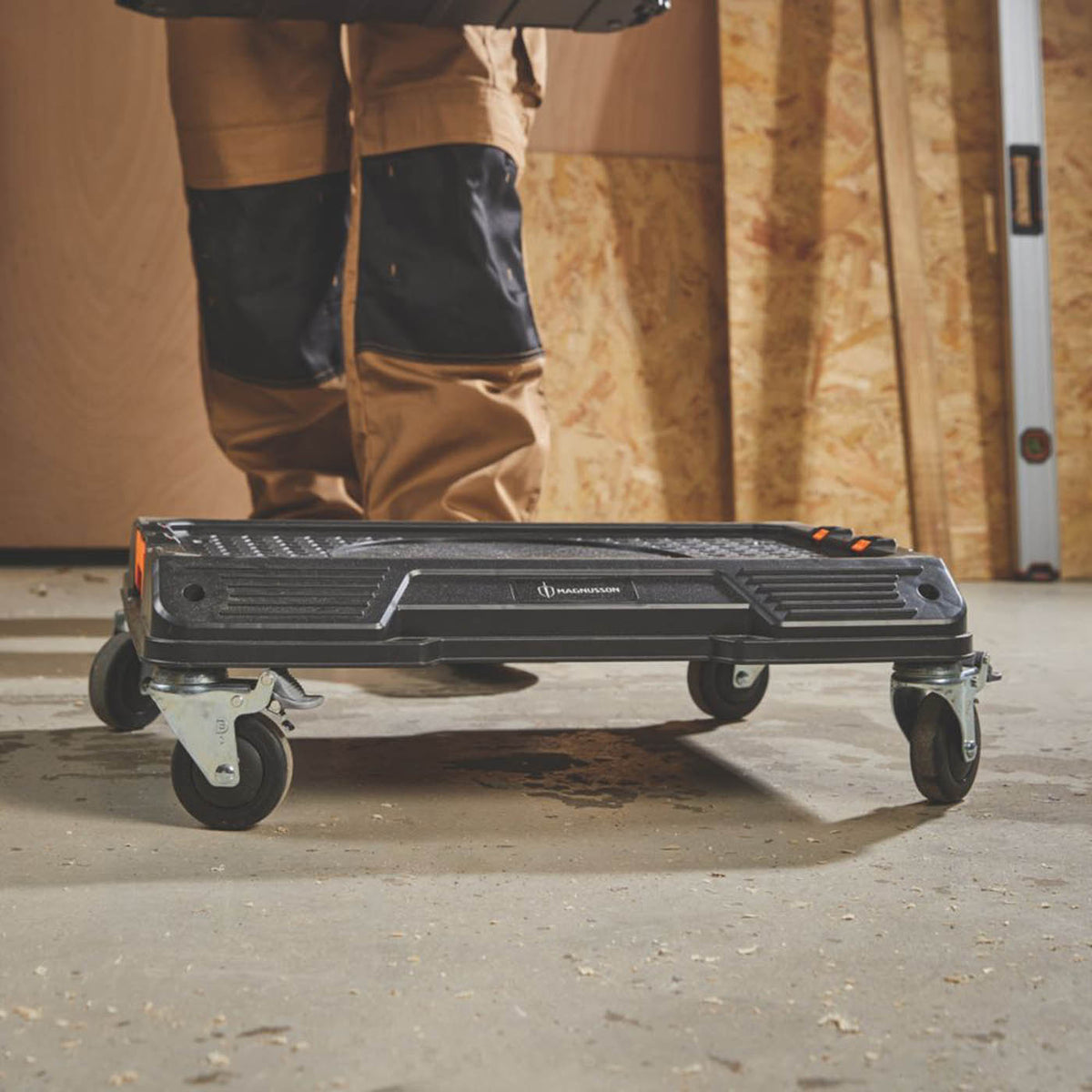 Magnusson Dolly Trolley Compact Lightweight 4 Swivel Castors Durable 100kg - Image 2