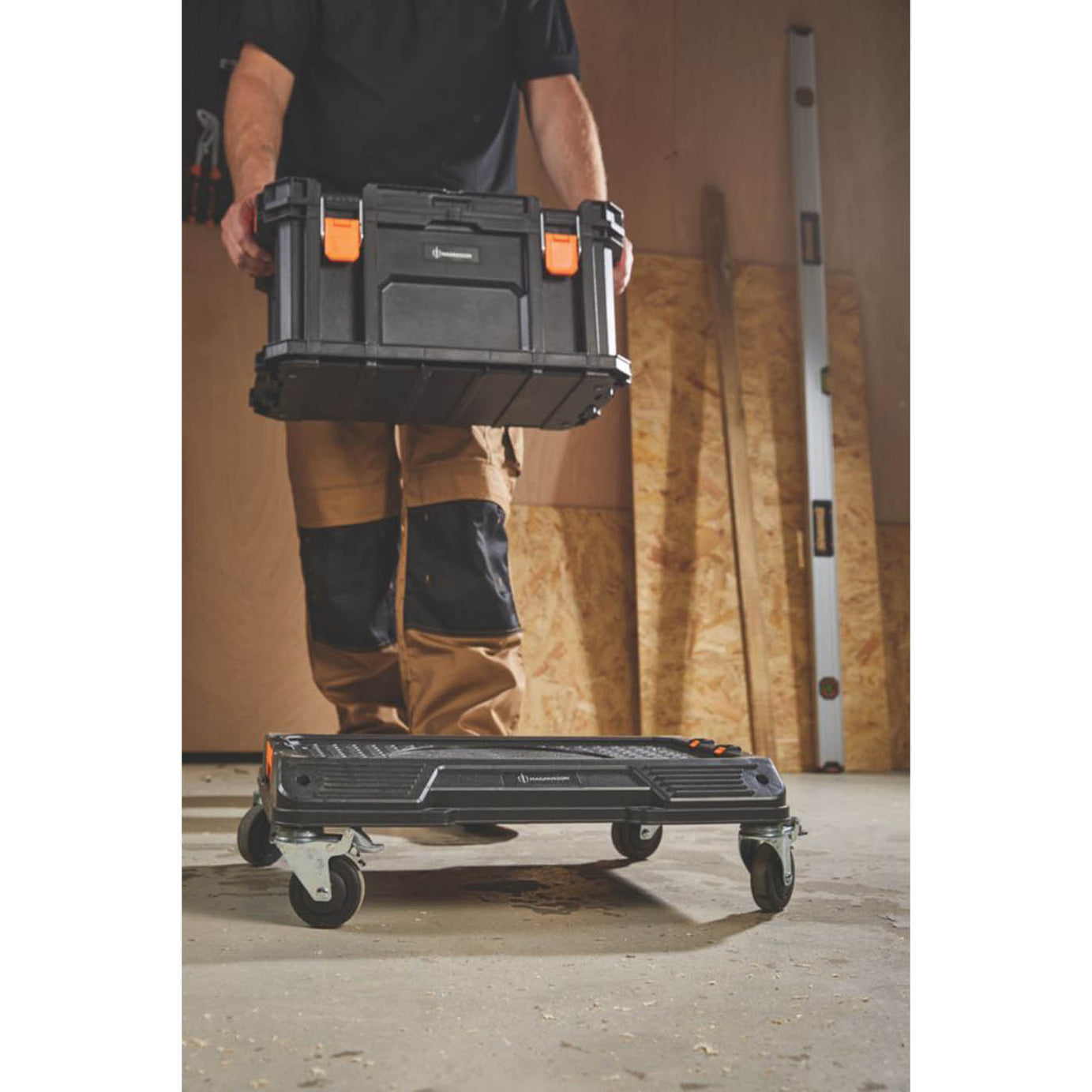 Magnusson Dolly Trolley Compact Lightweight 4 Swivel Castors Durable 100kg - Image 3